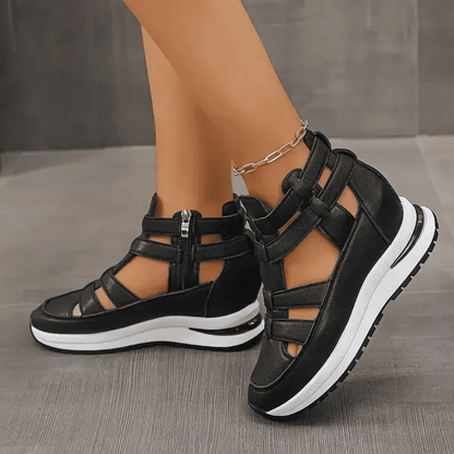 BelleConfort™ Orthopedic Platform Sandals - Elegance Without Foot Pain