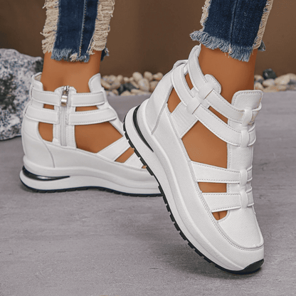 BelleConfort™ Orthopedic Platform Sandals - Elegance Without Foot Pain