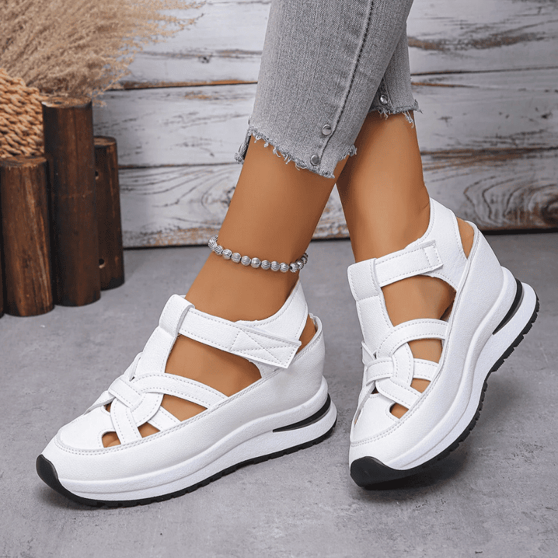 BelleConfort™ Orthopedic Platform Sandals - Elegance Without Foot Pain