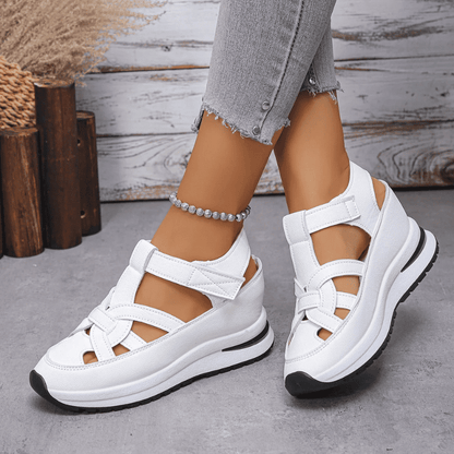 BelleConfort™ Orthopedic Platform Sandals - Elegance Without Foot Pain