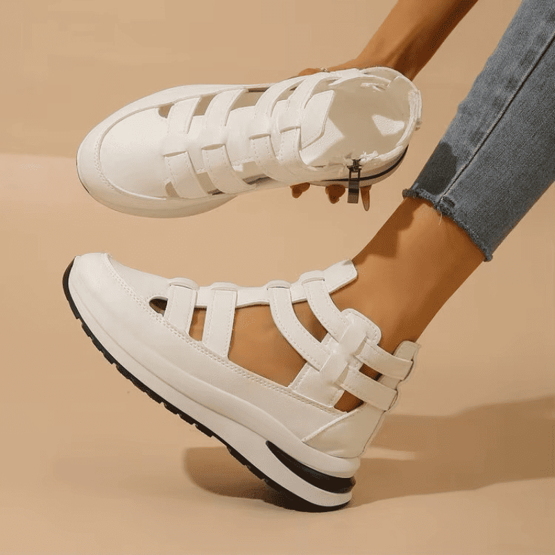 BelleConfort™ Orthopedic Platform Sandals - Elegance Without Foot Pain