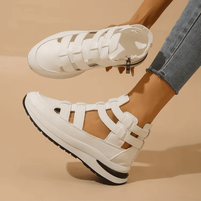 BelleConfort™ Orthopedic Platform Sandals - Elegance Without Foot Pain
