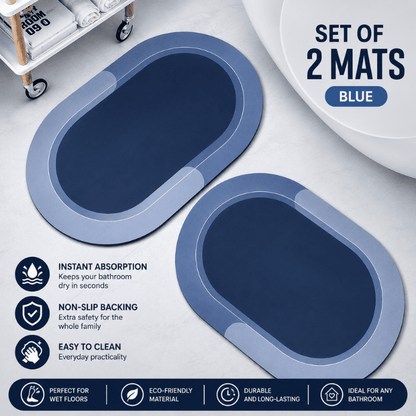 HydraMat™ Premium Bath Mat – Instant-Dry 4-Layer Technology