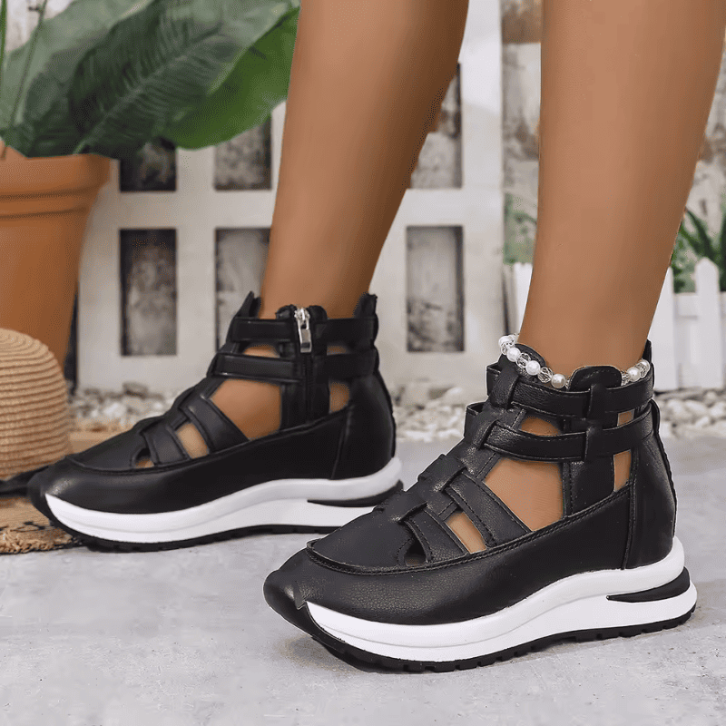 BelleConfort™ Orthopedic Platform Sandals - Elegance Without Foot Pain