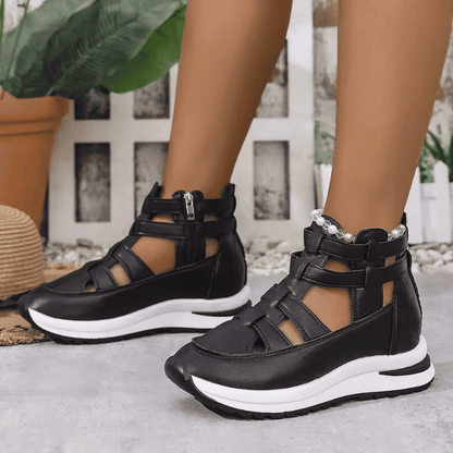 BelleConfort™ Orthopedic Platform Sandals - Elegance Without Foot Pain