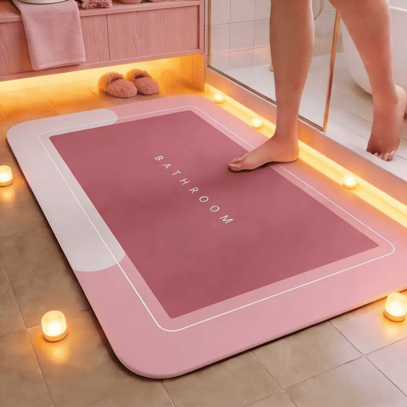 HydraMat™ Premium Bath Mat – Instant-Dry 4-Layer Technology