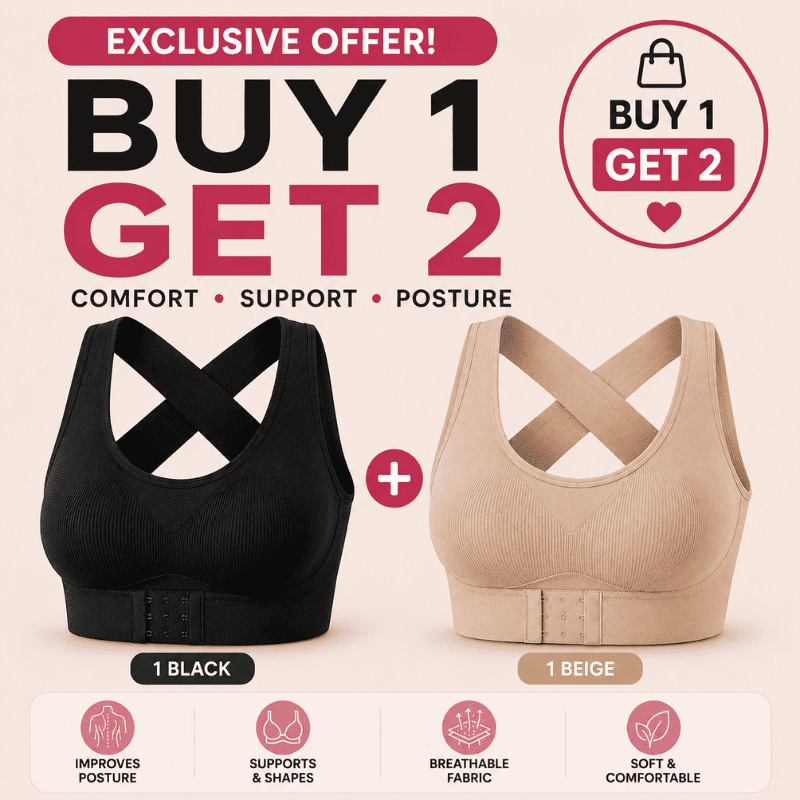 Posture Support Bra – Improved Alignment and All-Day Comfort [BUY 1, GET 2]