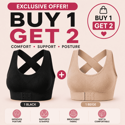 Posture Support Bra – Improved Alignment and All-Day Comfort [BUY 1, GET 2]