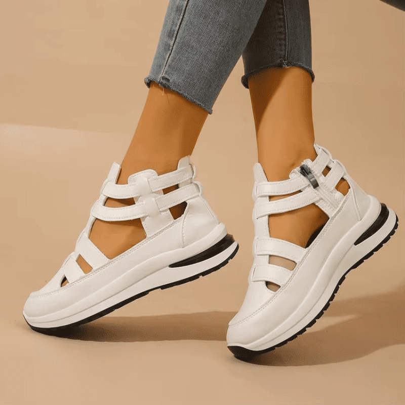 BelleConfort™ Orthopedic Platform Sandals - Elegance Without Foot Pain