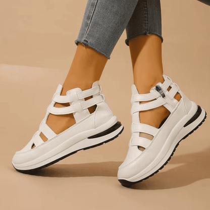 BelleConfort™ Orthopedic Platform Sandals - Elegance Without Foot Pain
