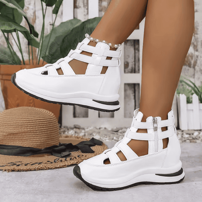 BelleConfort™ Orthopedic Platform Sandals - Elegance Without Foot Pain