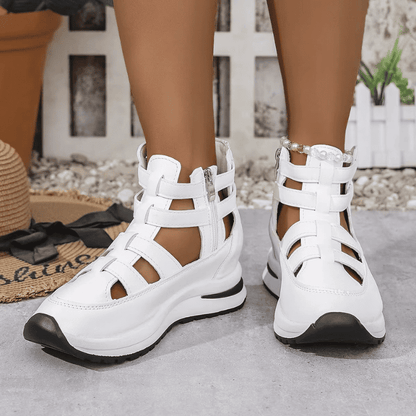 BelleConfort™ Orthopedic Platform Sandals - Elegance Without Foot Pain