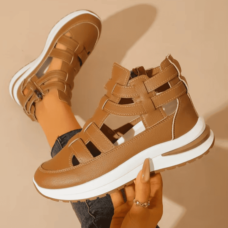 BelleConfort™ Orthopedic Platform Sandals - Elegance Without Foot Pain