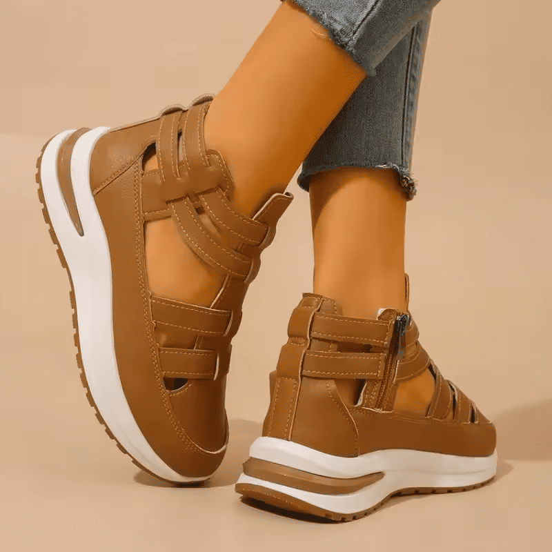 BelleConfort™ Orthopedic Platform Sandals - Elegance Without Foot Pain
