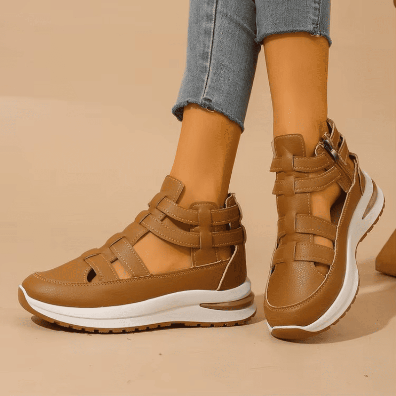 BelleConfort™ Orthopedic Platform Sandals - Elegance Without Foot Pain