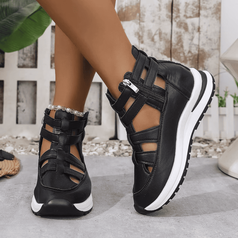 BelleConfort™ Orthopedic Platform Sandals - Elegance Without Foot Pain
