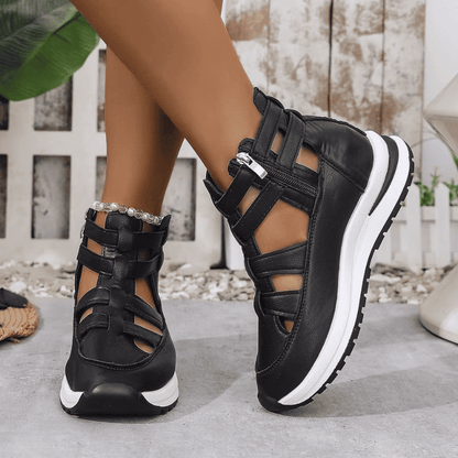 BelleConfort™ Orthopedic Platform Sandals - Elegance Without Foot Pain