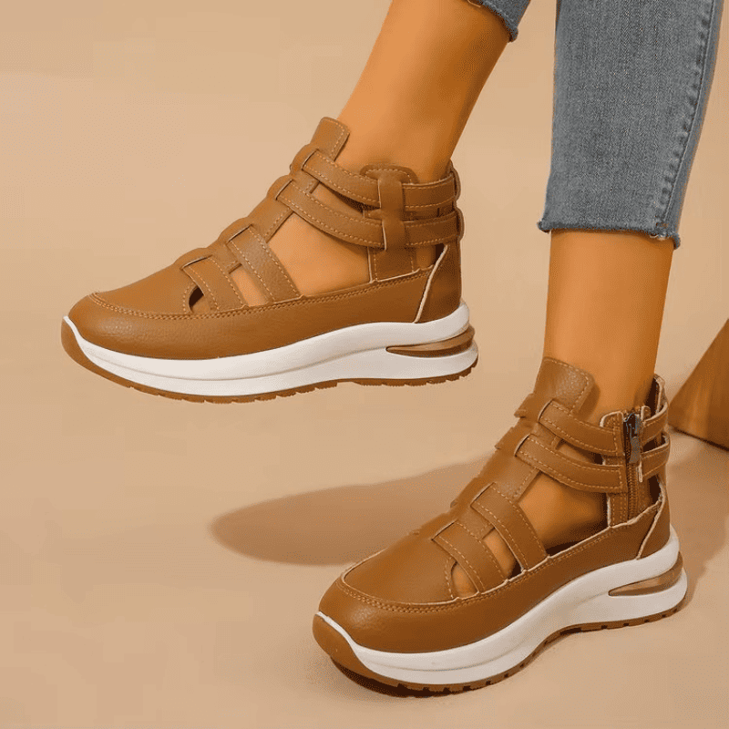 BelleConfort™ Orthopedic Platform Sandals - Elegance Without Foot Pain