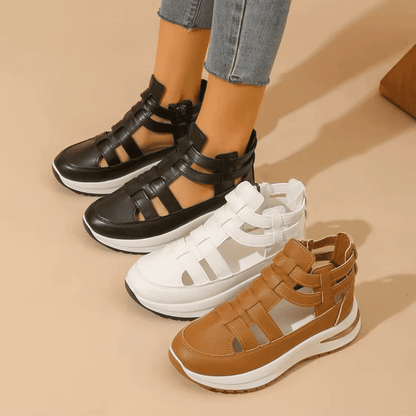BelleConfort™ Orthopedic Platform Sandals - Elegance Without Foot Pain