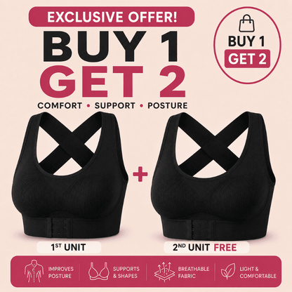 Posture Support Bra – Improved Alignment and All-Day Comfort [BUY 1, GET 2]