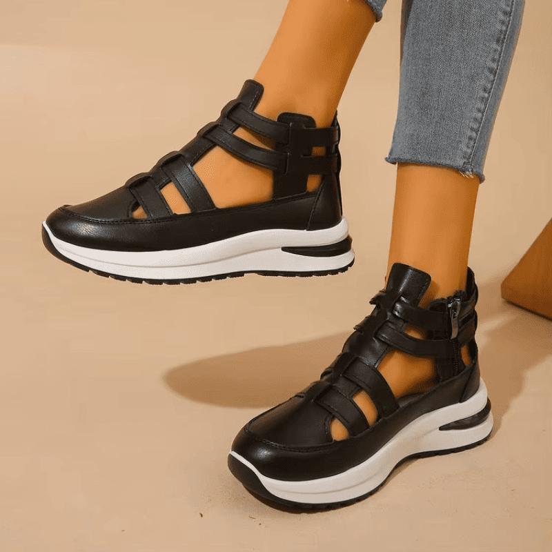 BelleConfort™ Orthopedic Platform Sandals - Elegance Without Foot Pain