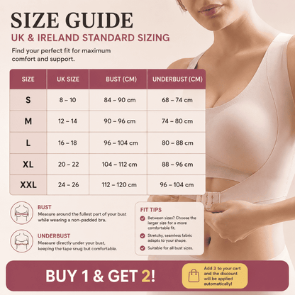 Posture Support Bra – Improved Alignment and All-Day Comfort [BUY 1, GET 2]